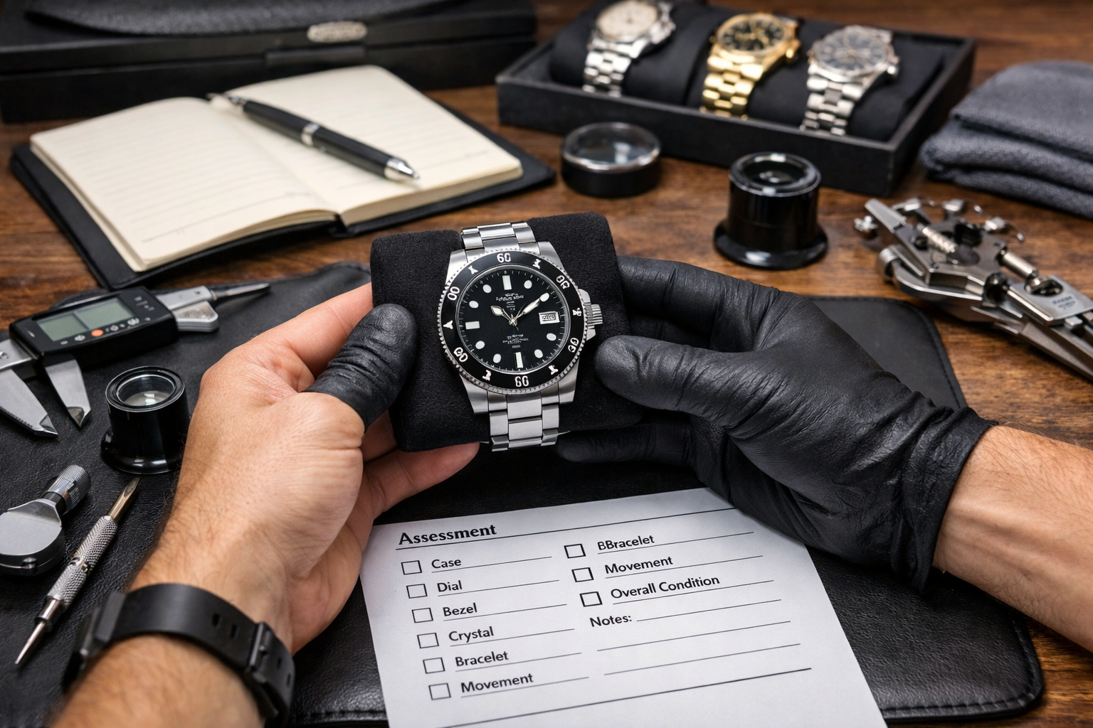 Watch inspection process